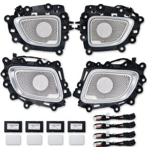 W206 Car Atmosphere Lights Glow Cover MB Audio Speaker Cover for Mercedes-Benz C-class