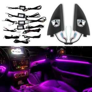 W166 W218 Car Decorate Light 3 Colors Upgrade 12 Colors Ambient Light for Mercedes-Benz W292 W212