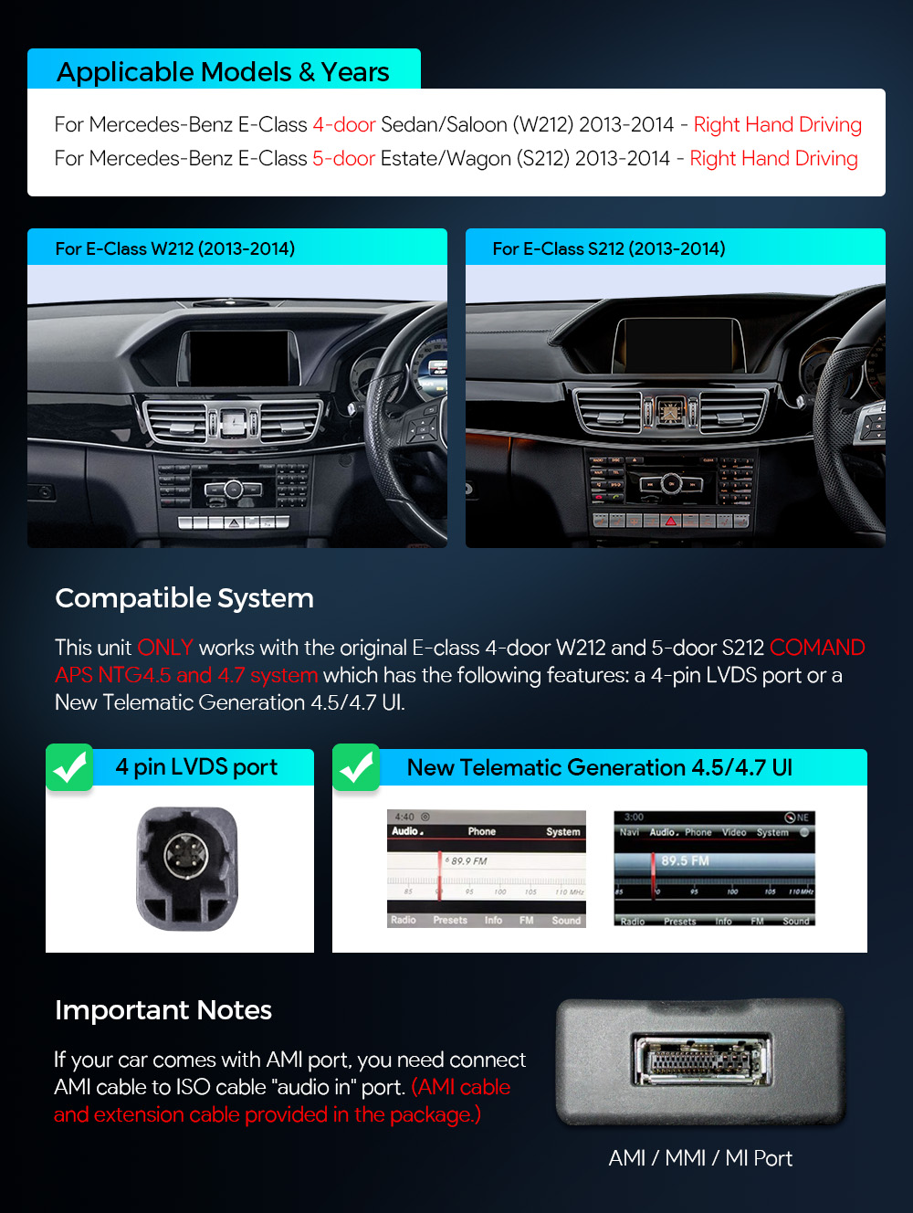 Mercedes-Benz | Android / iPhone | Octa-core | 8GB RAM & 128GB ROM | Integrated 4G LTE | QAM1245M12ER - Image 14