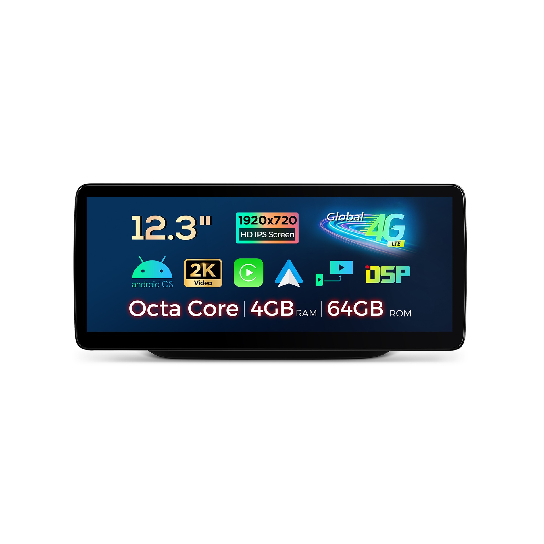 Mercedes-Benz B-class | Android / iPhone | Octa-core | 4GB RAM & 64GB ROM | Integrated 4G LTE | QLM2245M12BR