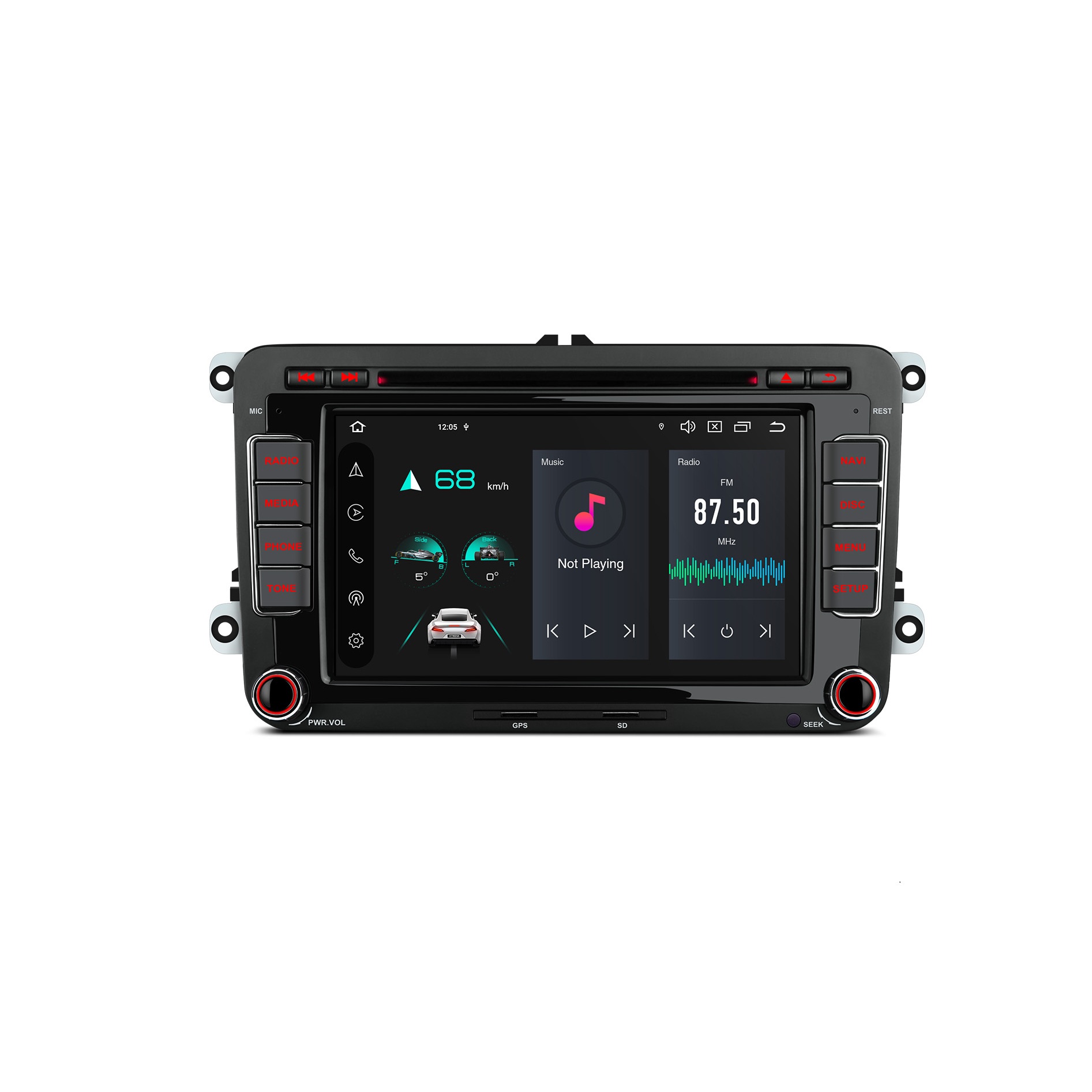 VW/Skoda/Seat | Android 14 | Octa Core | 4GB RAM & 64GB ROM | Global 4G LTE Solution | PX74MTVL