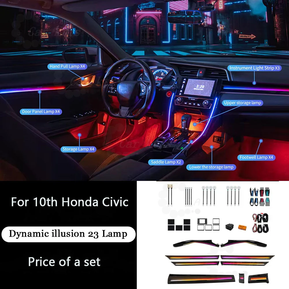 Civic FC/FK Ambient Lighting Kit (RHD) - Image 4